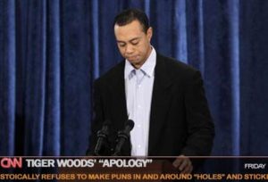 Tiger Woods apology