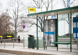 finnish bus stop line